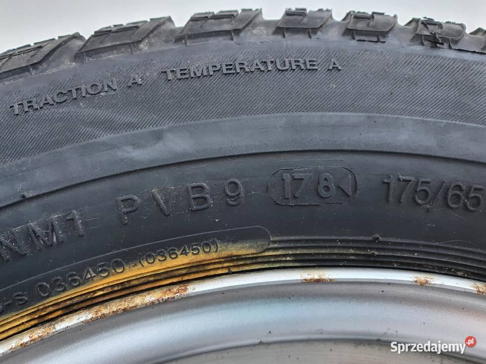 Volvo V40 S40 KOŁO ZAPASOWE Zapas 17565 R15 Samochodowe lubelskie Chełm sprzedam