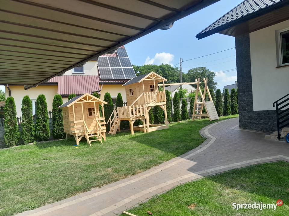 Domek drewniany plac zabaw podkarpackie Straszęcin