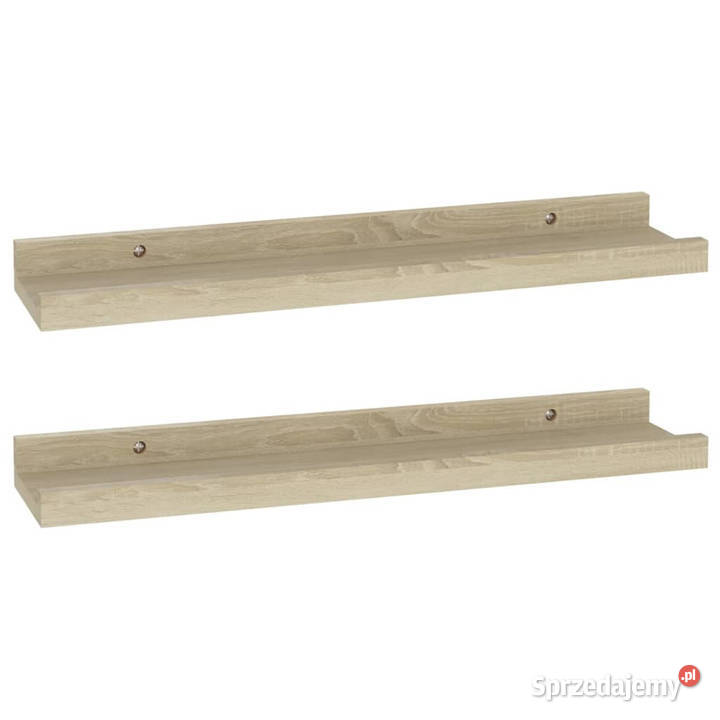 Półki ścienne 2 dąb sonoma 40x9x3 WM326679 Warszawa
