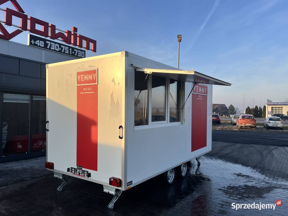 Przyczepa gastronomiczna kuchnia mobilna food Kotlin