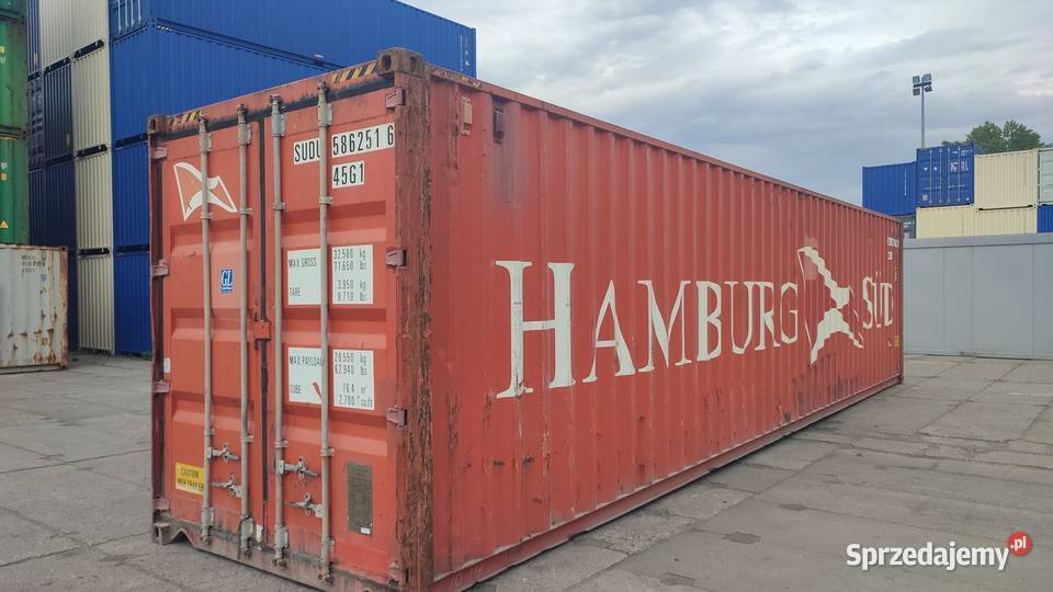 SPRZEDAM UŻYWANE Kontenery morskie 40HC CW 12 Łowicz