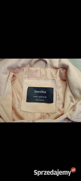 Pudroworóżowa ramoneska Bershka XS zamszowa Rawa Mazowiecka