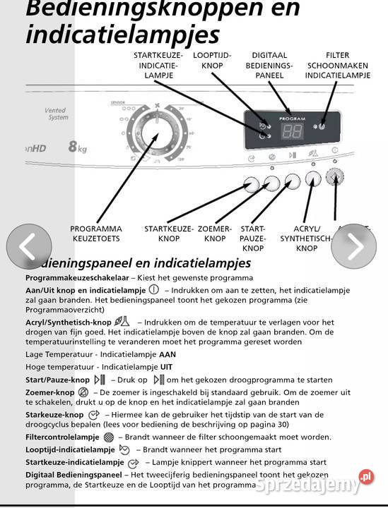 Suszarka wywiewowa Hoover vision hd Stary Bidaczów