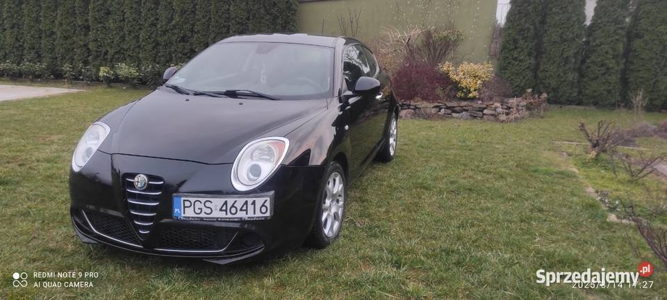 Alfa Romeo MiTo czarny Borek Wielkopolski sprzedam