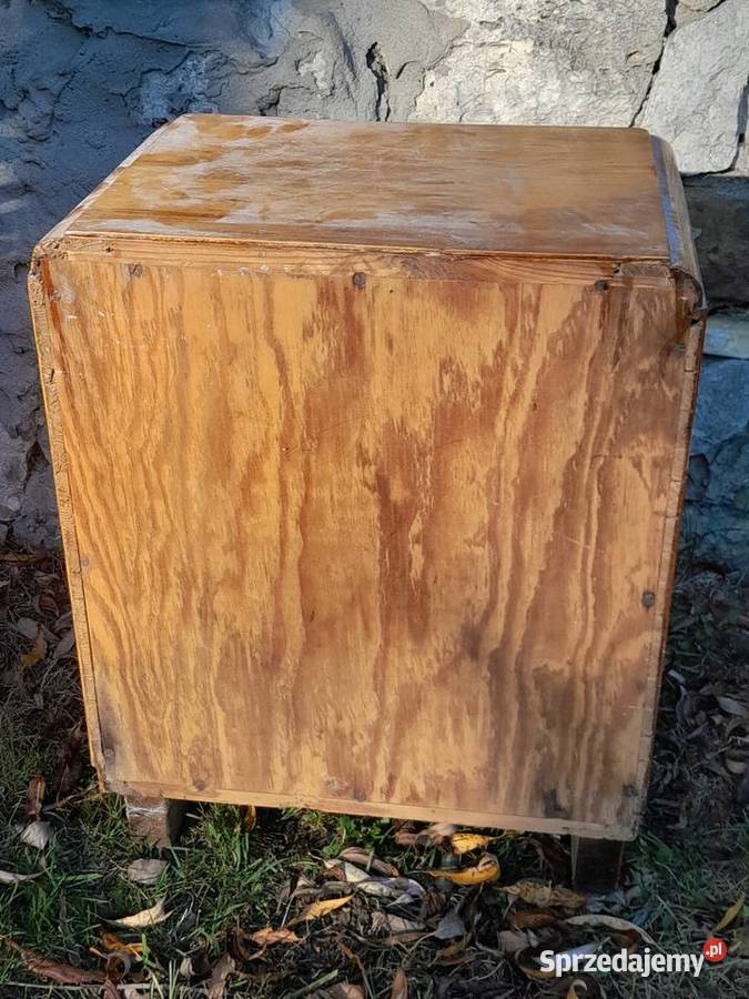 Stara szafka nocna zabytek PRL retro vintage Dąbrowa Górnicza sprzedam
