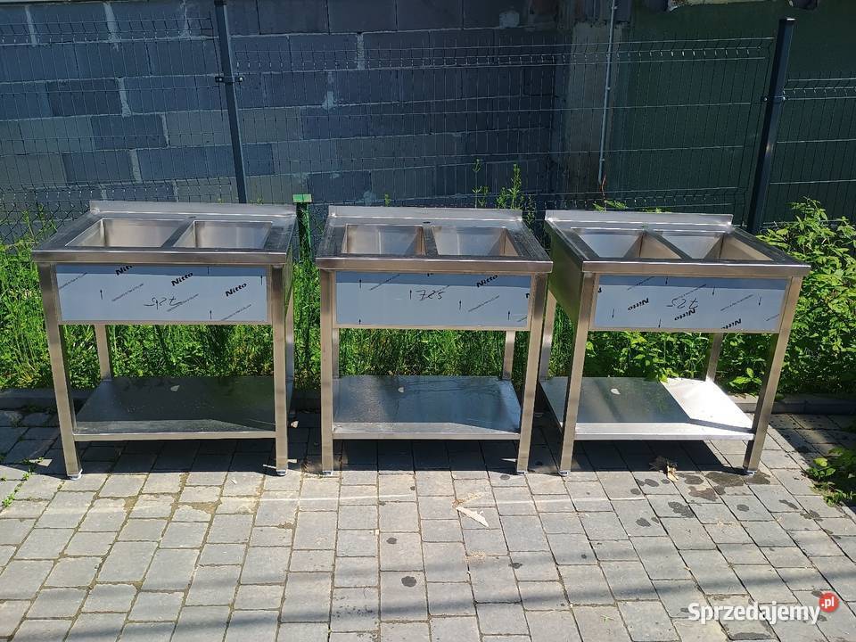 Basen Gastronomiczny 2 komorowy 80x60 Piekielnik