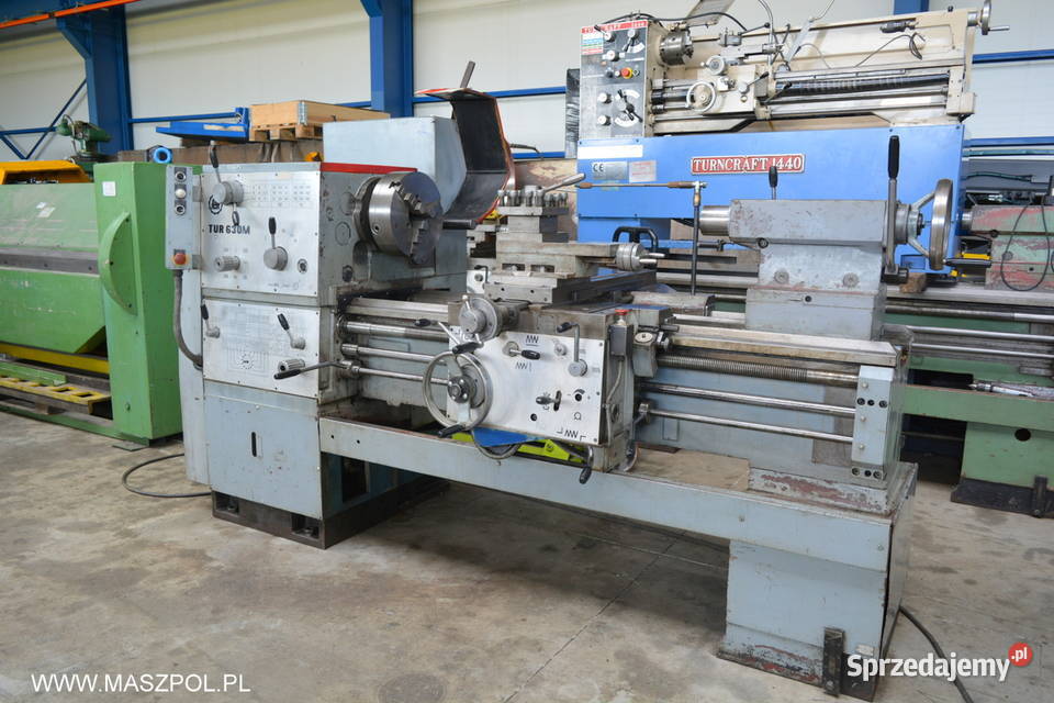 Tokarka uniwersalna TUR 630 M x 1000 FAT WROCŁAW Głowno