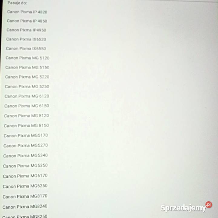 Tusze CANON 526525 oryginalne Pozostałe Pozostałe