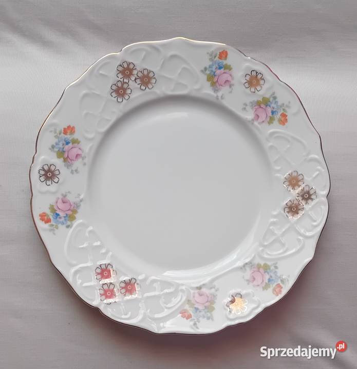 Talerzyk deserowy porcelana Bavaria pierwsza Koźminek