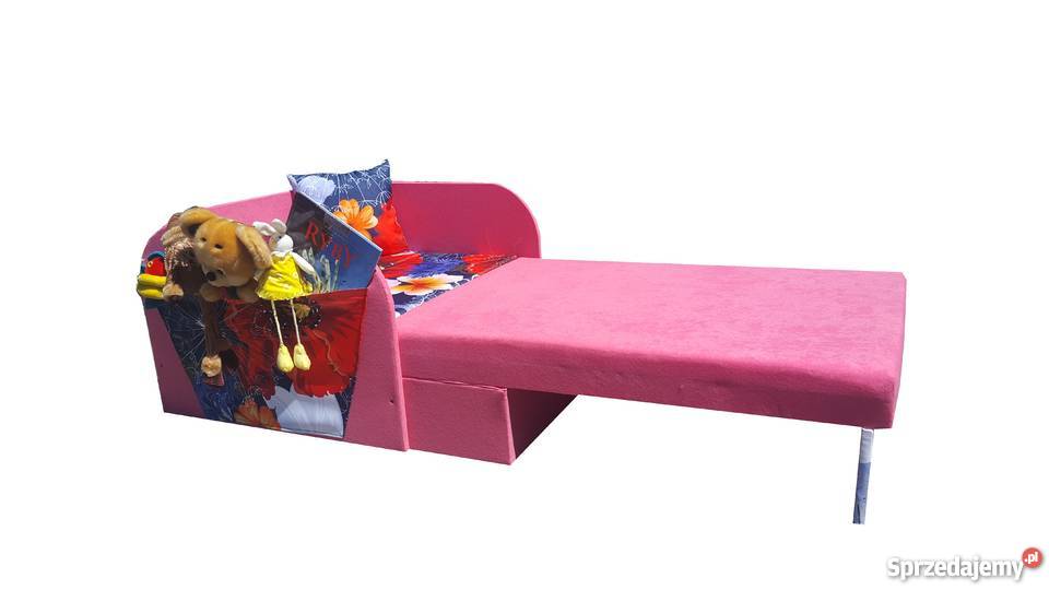 Tapczanik dziecięcy kubuś z kieszenią na zabawki Kępno