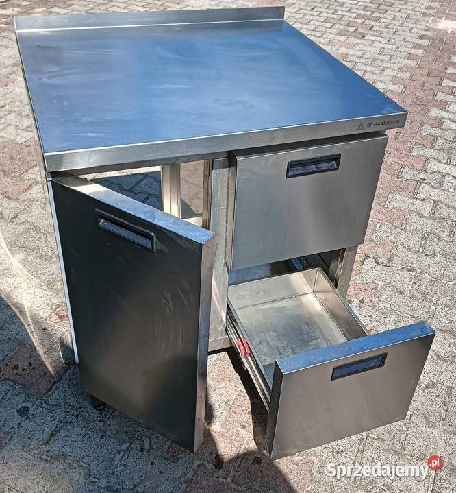 Stół gastronomiczny z szafką i szufladami wielkopolskie Słupia Kapitulna sprzedam