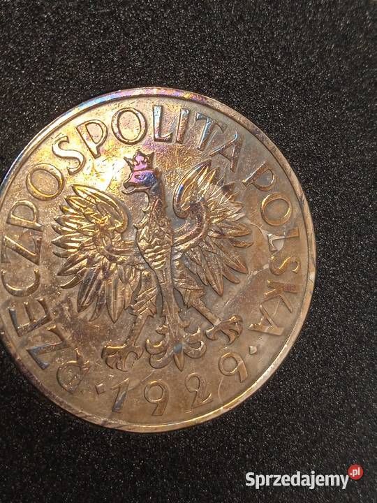 2 RP 1 złoty 1929 Numizmatyka Numizmatyka mazowieckie Łochów