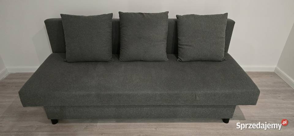 Kanapa rozkładana Ikea Alvdalen grafitowa stan Sofy i kanapy Garcz