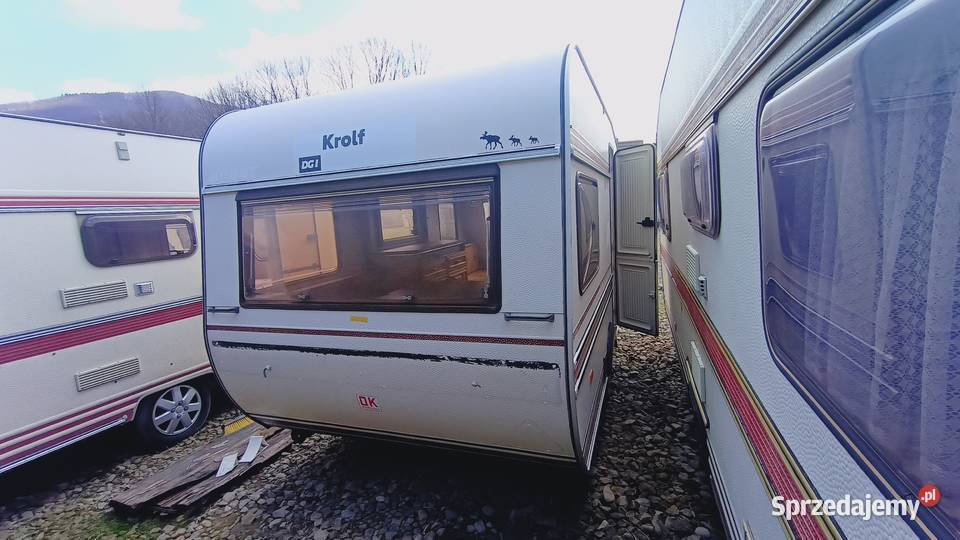 przyczepa kempingowa campingowa kemping DOMEK śląskie Międzybrodzie Bialskie