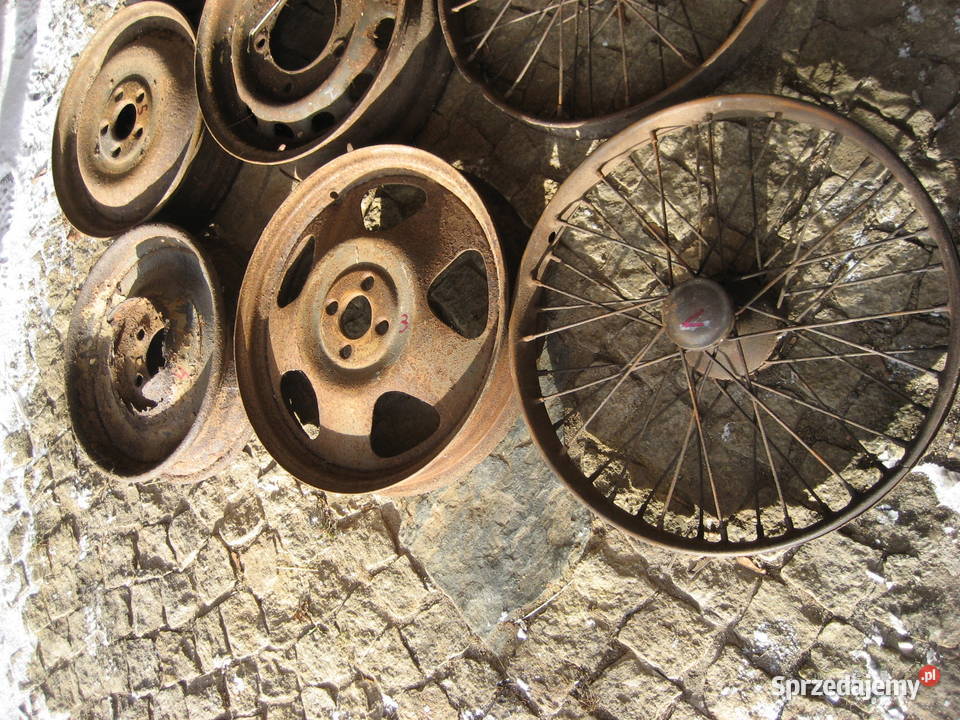 Stare felgi nitowane przedwojenne wanderer horch Pozostałe