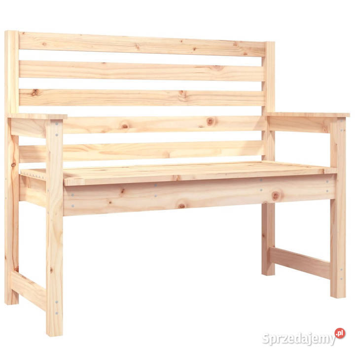 Ławka ogrodowa 109x48x915 lite drewno sosnowe Warszawa