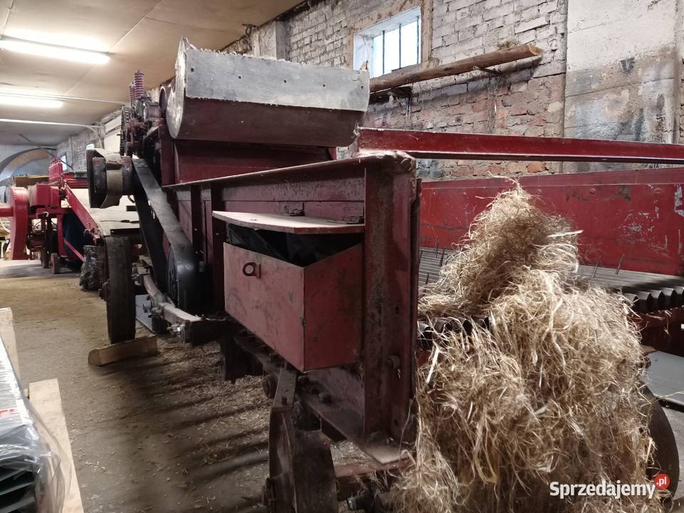 Linia obróbkowa do konopi lnu międlarka Maszyny rolnicze
