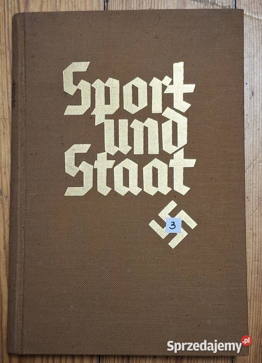 Książka Sport i Państwo III Rzesza 1934 tom I sprzedam