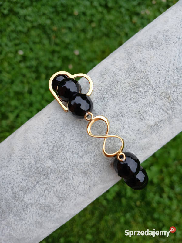 Bransoletka damska z Onyksu czarnego Kielce