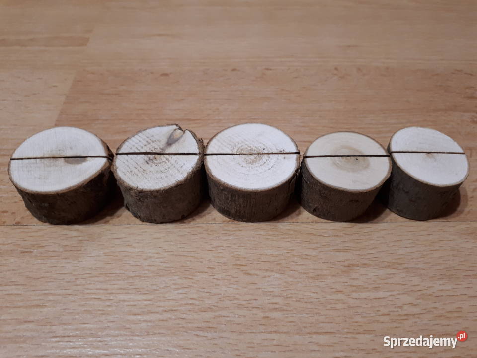 Podstawki naturalne z korą pod kartę dnia wielokolorowy Pozostałe Rybnik