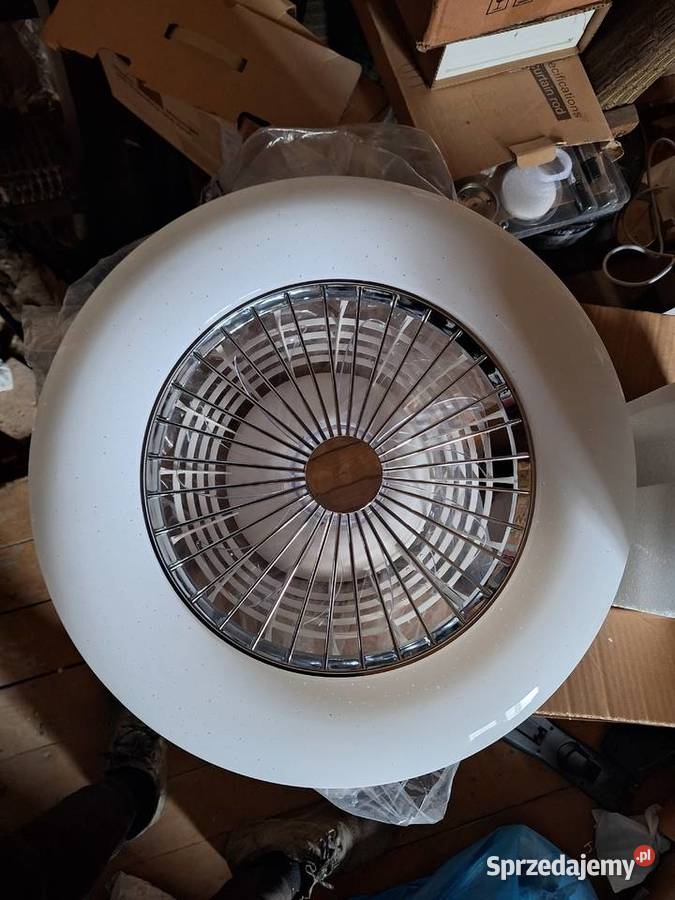Lampa led z wiatrakiem wentylator sufitowy z Lampy Zawiercie