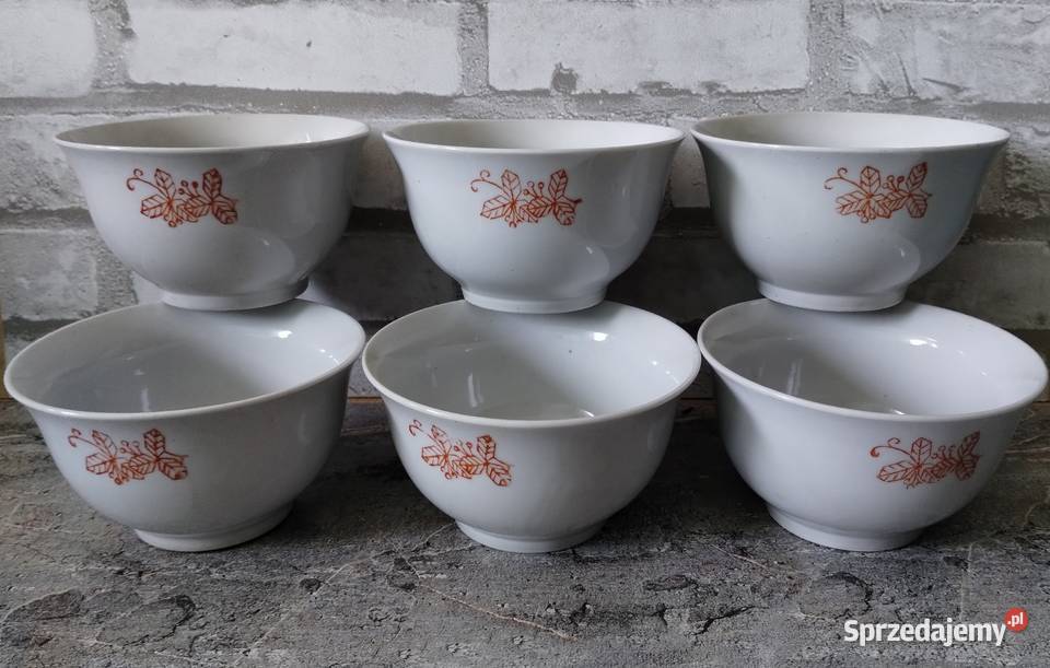 Miseczki salaterki PRL DPRK komplet 6 vintage Bydgoszcz