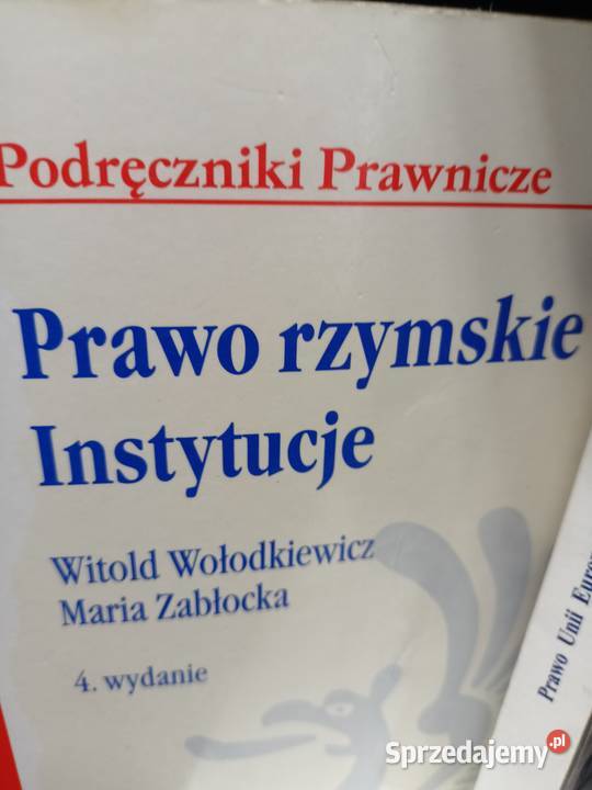 Prawo rzymskie instytucje prawnicze książki
