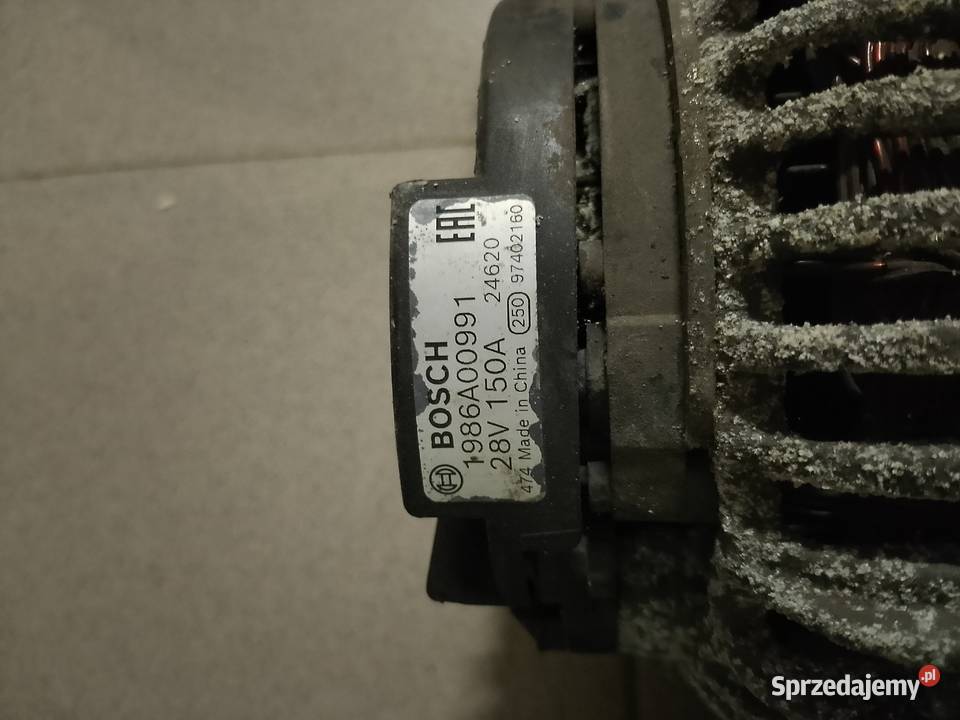 Alternator Bosch 1986A00991 97402160 24620 150a Rzeszów