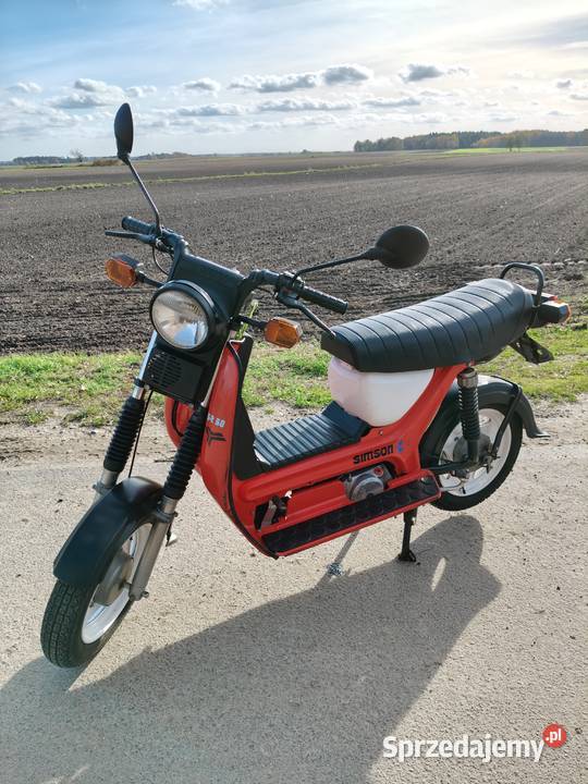 Simson skuter sr50 motorower z dokumentami Motocykle, skutery, quady Nowe Skalmierzyce sprzedam