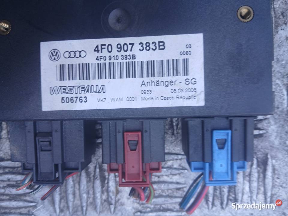 Moduł haka Audi A6 S6 C6 4F 4F0907383B Komputery małopolskie Radłów sprzedam
