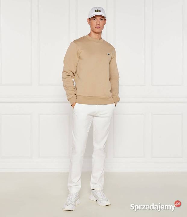 Bluza męska bawełniana Lacoste kolor beżowy Białystok