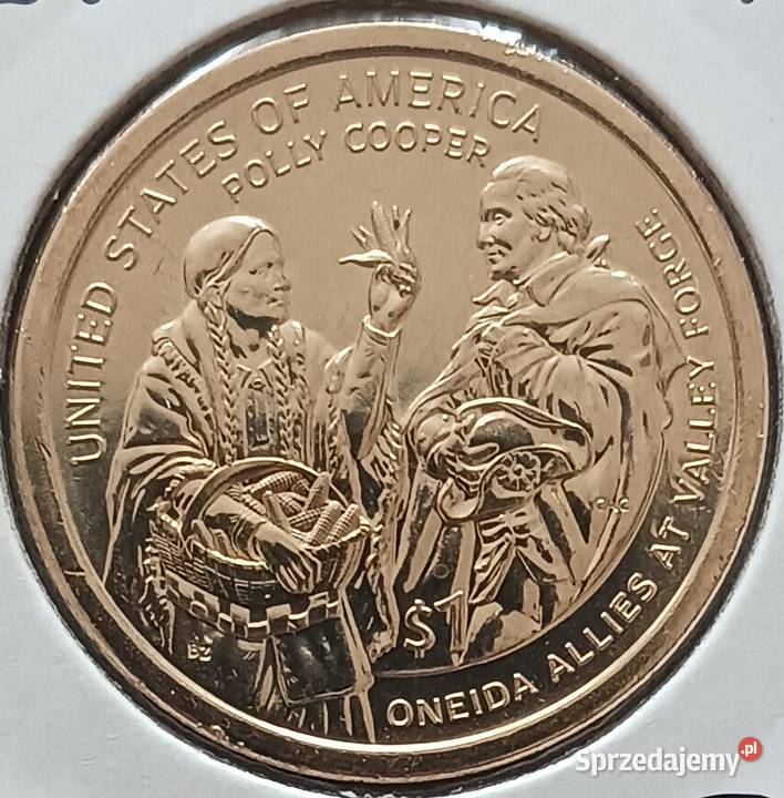 1 Dolar Indianka Sacagawea Polly Coopermen D