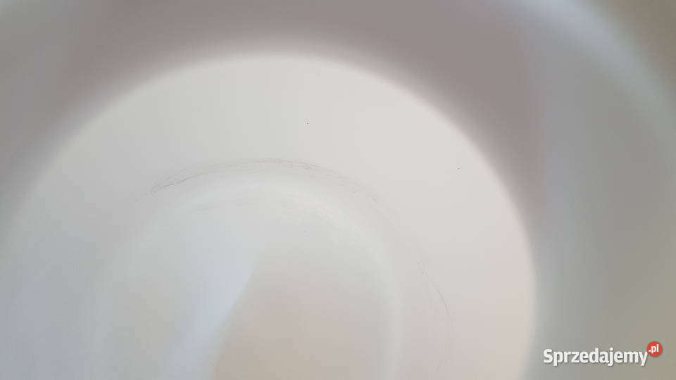 Biały wazon butla Tarnowiec kolorowe szkło PRL