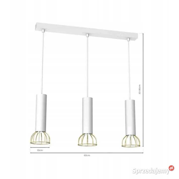 Lampa wisząca DANTE Gold Milagro 3xGU10 Lampy Opole