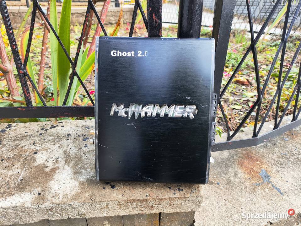 Wzmacniacz samochodowy 2 kanałowy MCHAMMER GHOST Niegowonice