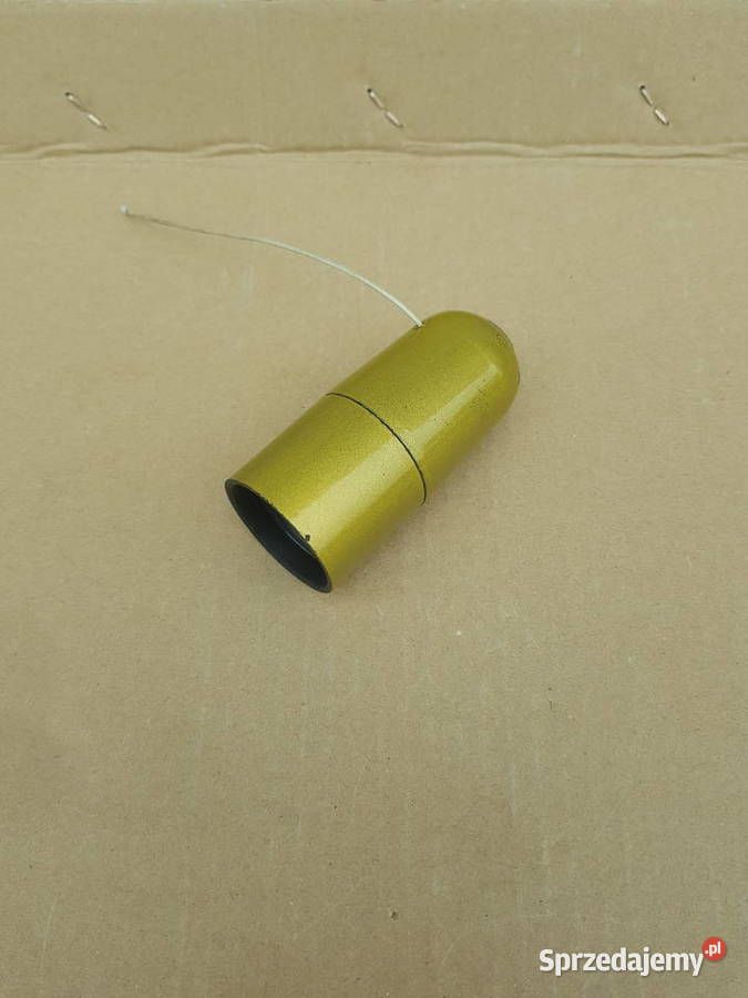 Oprawka E27 ZŁOTA z włącznikiem sznurkowym Warszawa