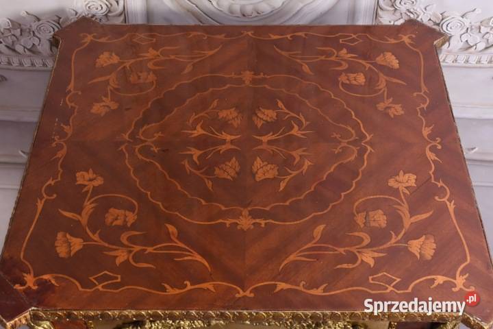 Drewniany Stolik Francuski Stół Biurowy Kraków