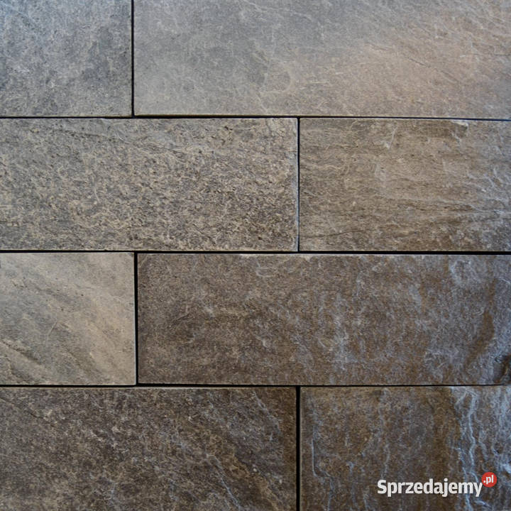 Płytki Kwarcyt Silver Grey naturalny 10x30x0813 Ściany i elewacje Kraków