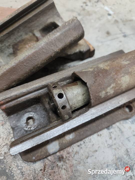 Zabytkowe polskie imadło ZM UU 80 uszkodzone PRL Rzeszów