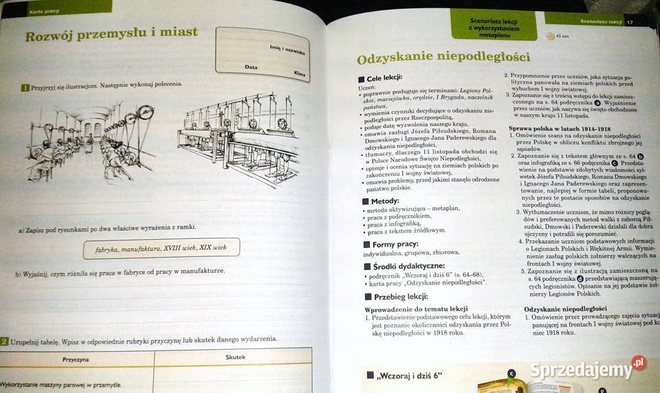 Wczoraj i Dziś Książa nauczyciela 6 Krzysztof miękka lubelskie Chełm