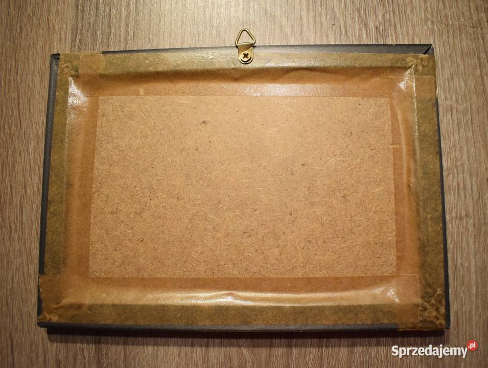 Mała reprodukcja malarska pejzaż nadmorski Chełmno sprzedam