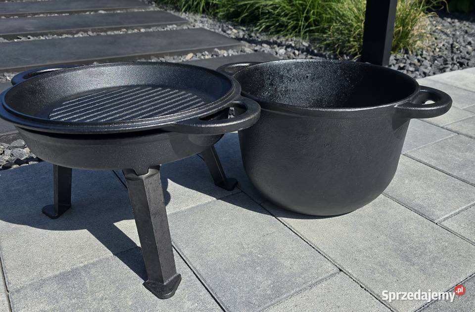 Kociolek zeliwny 8 litrów 3w1 mazowieckie