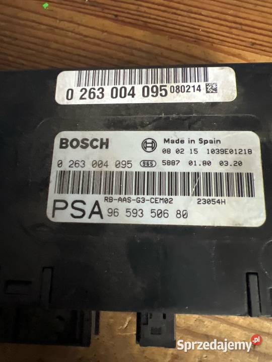 Modul pdc peugeot 9652833780