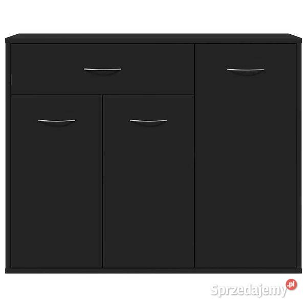 vidaXL Szafka czarna 88x30x70 materiał Dom i Ogród Warszawa