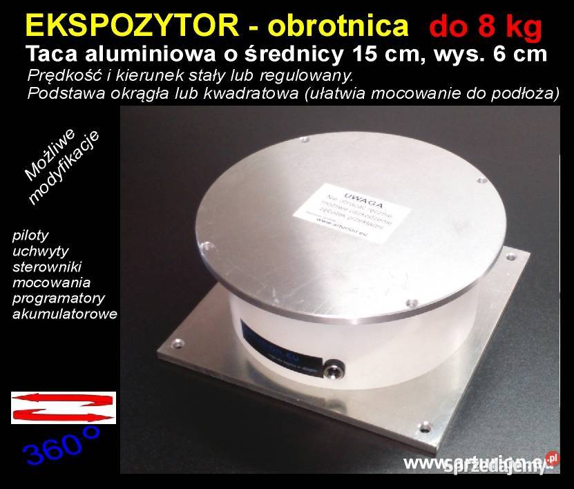 Ekspozytor Obrotnica Napęd reklamy do Warszawa