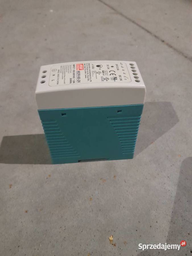 ZASILACZ IMPULSOWY 24V DC 60W 25A MDR6024 Zabezpieczenia i rozdzielnice sprzedam