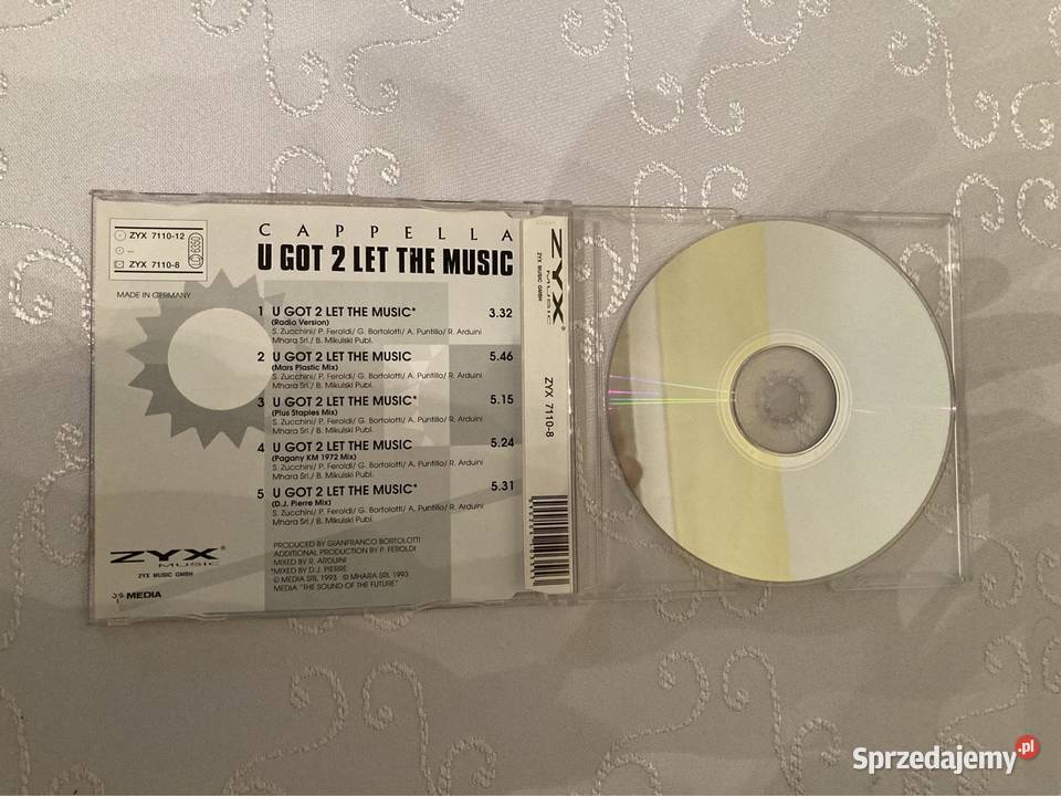 Płyta CD Single Cappella U Got 2 Let The Music Czerwionka-Leszczyny