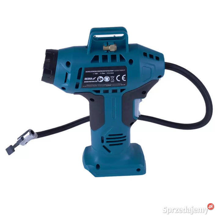 KOMPRESOREK POMPKA PISTOLETOWA AKUMULATOROWA 18V Opalenica