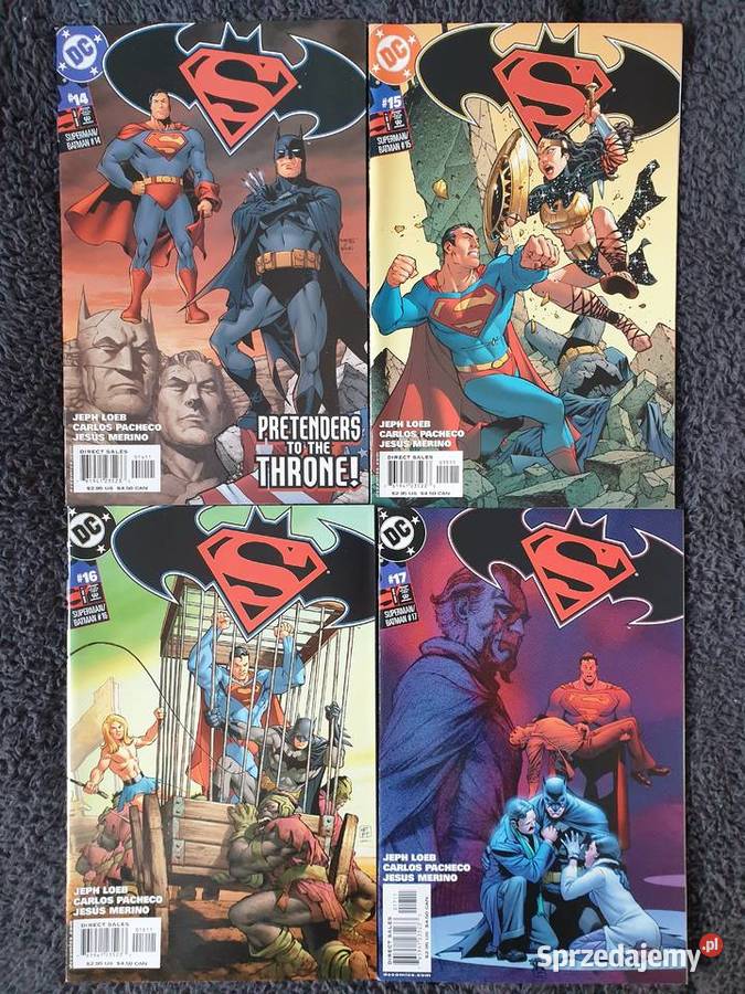Batman Superman kolekcja 32 komiksów DC USA pomorskie Gdynia sprzedam