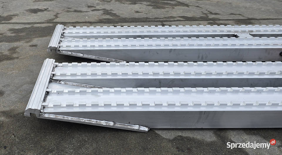 Najazdy aluminiowe 7 ton 2000x380x90mm mocowanie Lubanie